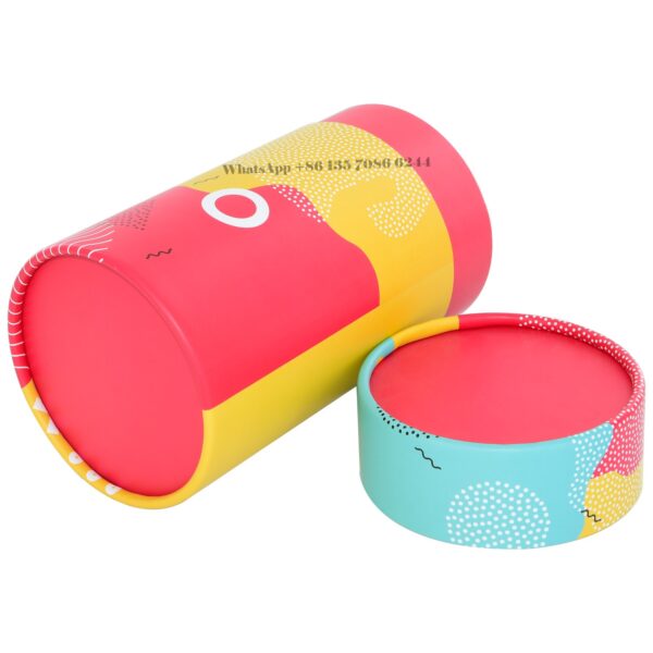 Custom Clothing Shirt Apparel Paper Tube Packaging Boxes