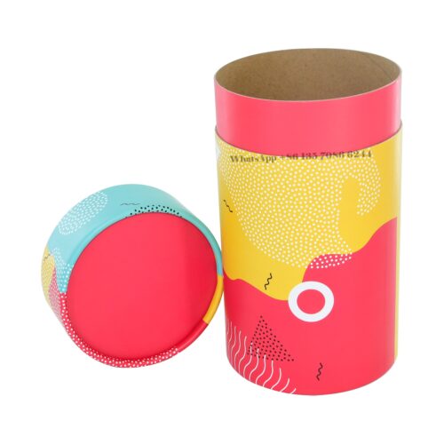 Custom Clothing Shirt Apparel Paper Tube Packaging Boxes