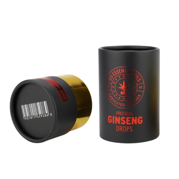 Custom Essential Oil Cardboard Packaging Cylinder Boxes, Essential Oil Cardboard Container