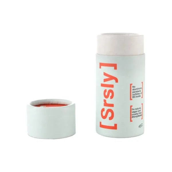 Custom Food Grade Recycled Cylinder Cardboard Supplement Loose Leaf Tea Coffee Round Box