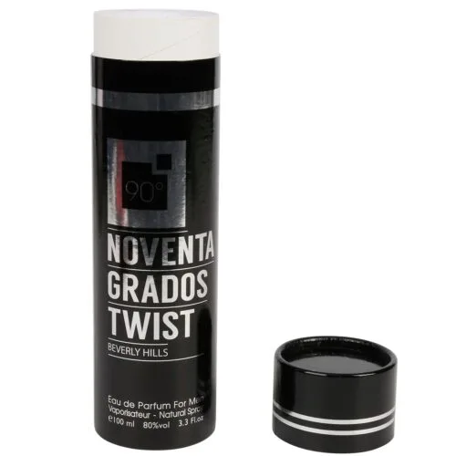 Tubo de papel de perfume laminado brillante personalizado Caja de embalaje