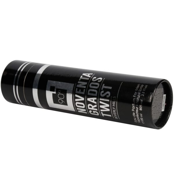 Caixa de embalagem de tubo de papel para perfumes com laminação brilhante personalizada