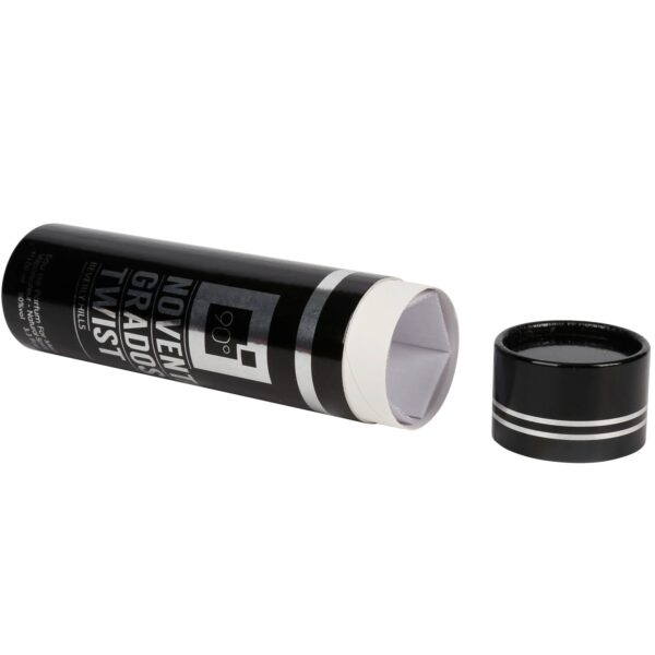 Caixa de embalagem de tubo de papel para perfumes com laminação brilhante personalizada