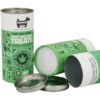 Custom Hemp Protein Powder Cardboard Tube Packaging with Aluminum Foil Lining Custom Hemp Protein Powder Cardboard Tube Packaging with Aluminum Foil Lining