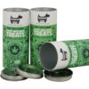 Custom Hemp Protein Powder Cardboard Tube Packaging with Aluminum Foil Lining Custom Hemp Protein Powder Cardboard Tube Packaging with Aluminum Foil Lining