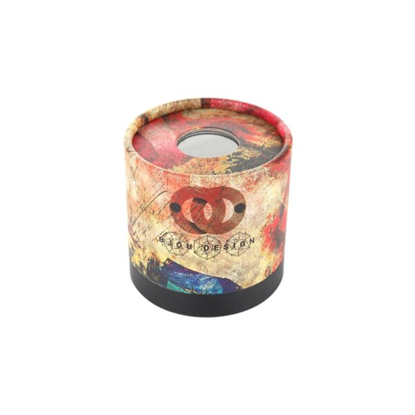 Custom Jewelry Cardboard Cylinder Container Paper Tube Packaging with Window Custom Jewelry Cardboard Cylinder Container Paper Tube Packaging with Window