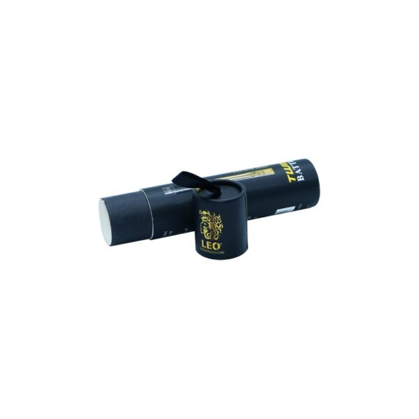 Logotipo personalizado negro mate cajas de tubo de papel para Vape cartucho de embalaje con asa de seda