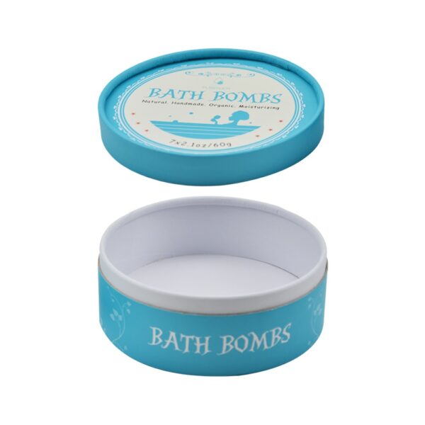 Custom Luxury Paper Cardboard Boxes Bath Bomb Packaging Cardboard Tube Boxes