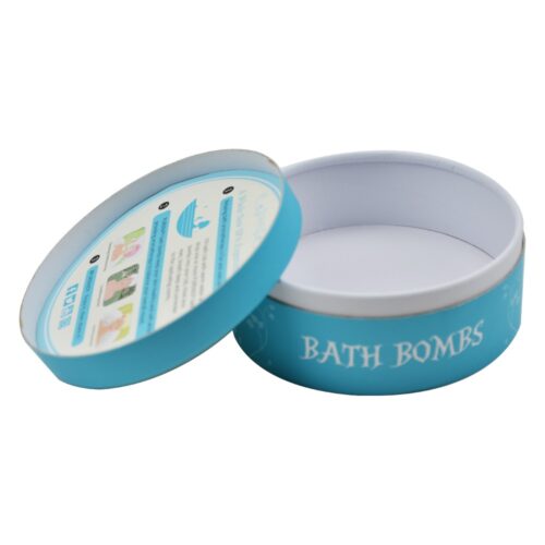Custom Luxury Paper Cardboard Boxes Bath Bomb Packaging Cardboard Tube Boxes