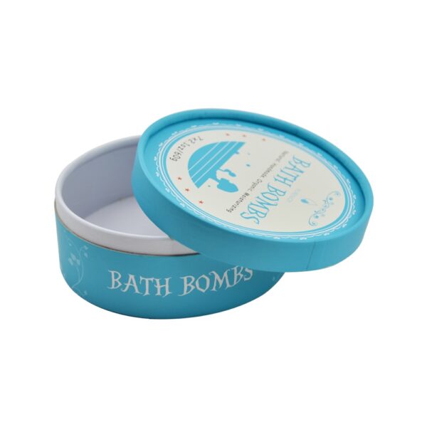 Custom Luxury Paper Cardboard Boxes Bath Bomb Packaging Cardboard Tube Boxes