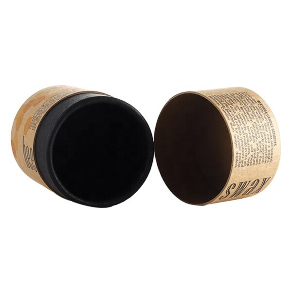 Custom Paper Tubes for Candle Packaging, Kraft Paper Round Candle Box Tube Packaging