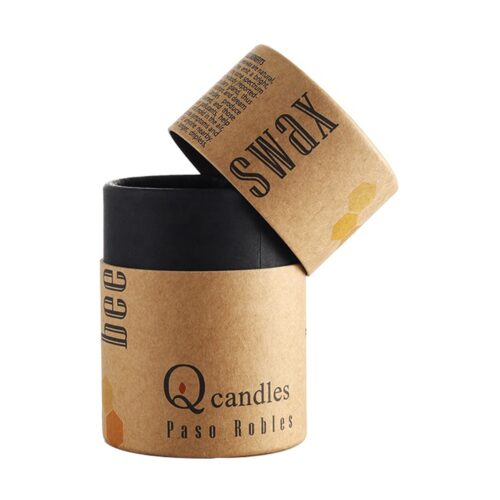 Custom Paper Tubes for Candle Packaging, Kraft Paper Round Candle Box Tube Packaging Custom Paper Tubes for Candle Packaging, Kraft Paper Round Candle Box Tube Packaging