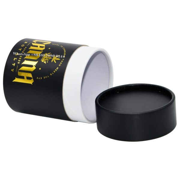 Custom Printed Cannabis Flower Hemp Paper Tubes Packaging