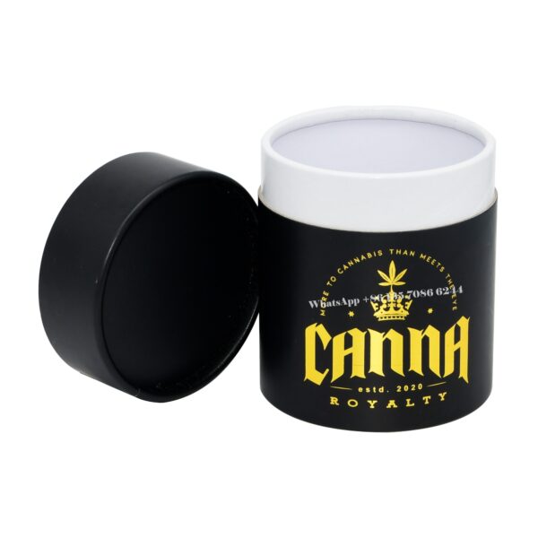 Custom Printed Cannabis Flower Hemp Paper Tubes Packaging