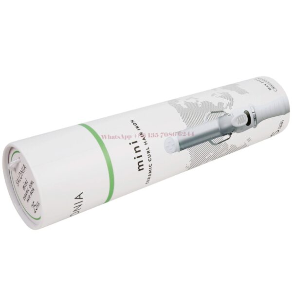 Custom Printed Hair Straightener Paper Round Boxes Wholesale