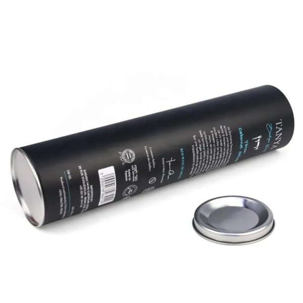 Custom Printed Metal Lid Wine Whiskey Bottle Tube Packaging Custom Printed Metal Lid Wine Whiskey Bottle Tube Packaging
