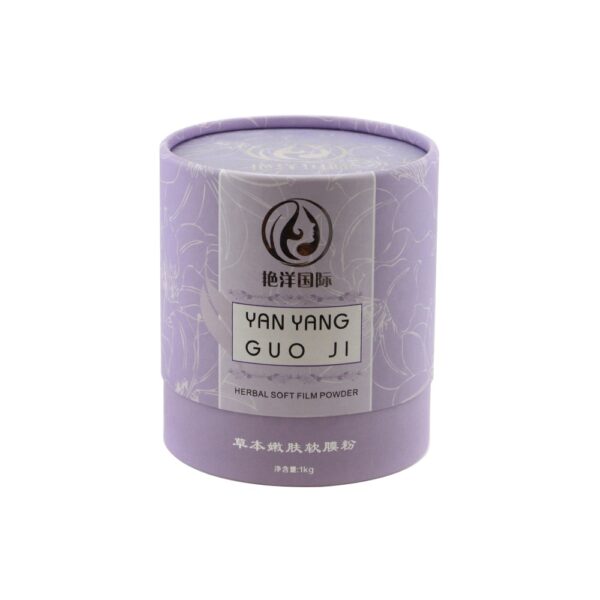 Custom Recyclable Cylinder Paper Cardboard Tube Box for Powder Face Mask Packaging