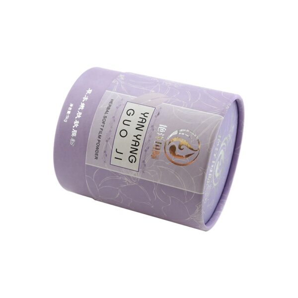 Custom Recyclable Cylinder Paper Cardboard Tube Box for Powder Face Mask Packaging