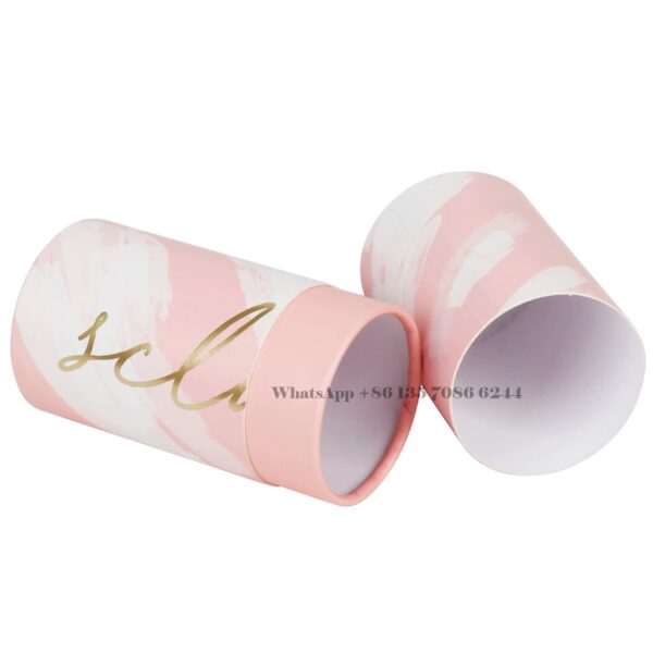 Custom Recycled Makeup Brush Paper Round Cylinder Tubes Box