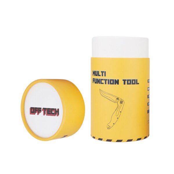 Custom Yellow Color Paper Tube Packaging, Custom Yellow Cardboard Tube Packaging