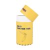 Custom Yellow Color Paper Tube Packaging, Custom Yellow Cardboard Tube Packaging