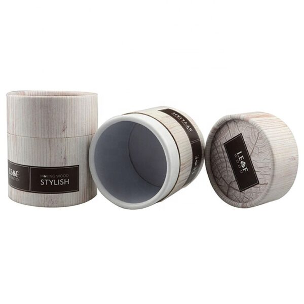 Customized Cardboard Tube Boxes, Paperboard Cylinder Boxes for Tobacco Leaf Wrapper