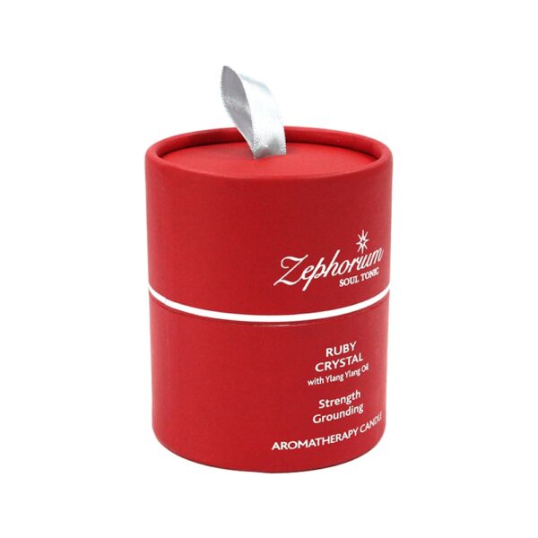 Customized Cardboard Tube Boxes for Wax Candle and Candle Jars with Ribbon Handle Customized Cardboard Tube Boxes for Wax Candle and Candle Jars with Ribbon Handle