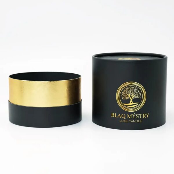 Customized Design Luxury Cardboard Candle Tube Packaging Box