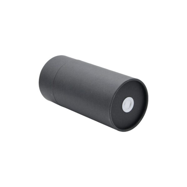Customized Size Black Paper Tube Box for Coffee Bean Packaging with Breath Valve