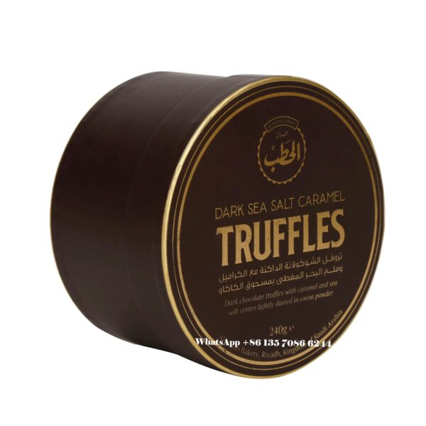 Decorative Custom Truffle Paper Tube Round Boxes Packaging