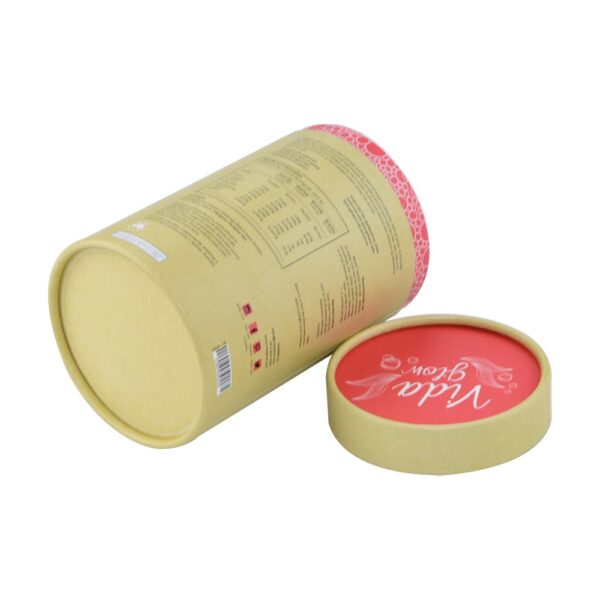 Double Sides Printed Hair Skin Nails Paper Tube Packaging Cardboard Tube Boxes
