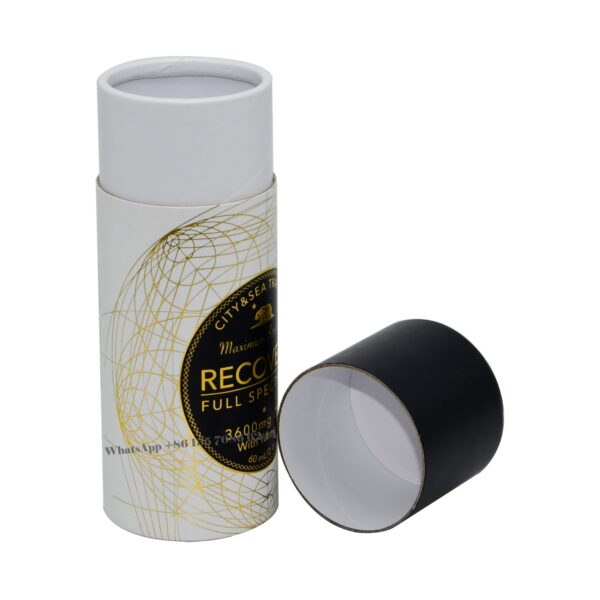 Earth-Friendly Organic CBD Oil Paper Tube Packaging Boxes