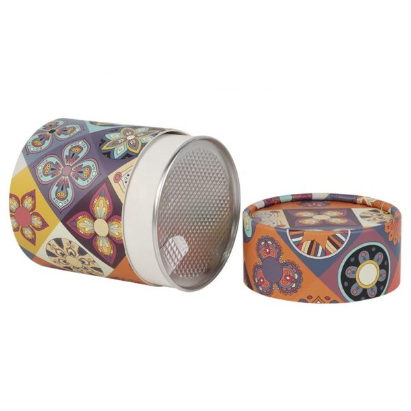 Easy Peel Off Paper Tube Packaging, Airtight Food Paper Cans, Coffee Paper Canisters