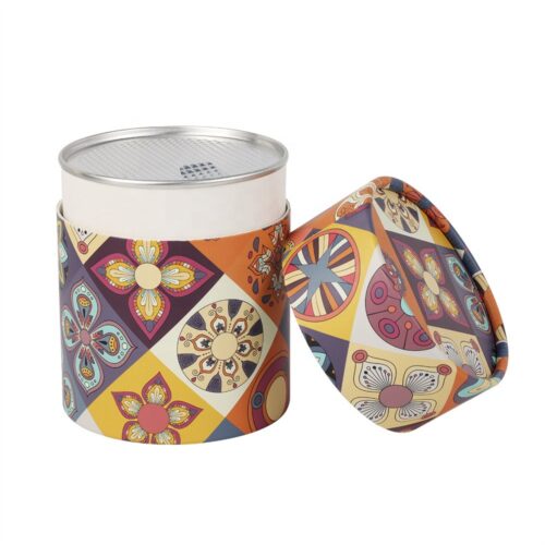 Easy Peel Off Paper Tube Packaging, Airtight Food Paper Cans, Coffee Paper Canisters