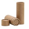 Eco Friendly Kraft Paper Cardboard Tube Box Container Salt Shaker, Spice Tube with Paper Sifter