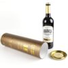 Eco-friendly Cardboard Whiskey Wine Bottle Cylinder Boxes