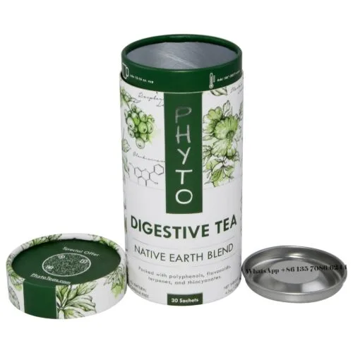 Exquisite Stylish Blend Tea Paper Tube Packaging Round Box Exquisite Stylish Blend Tea Paper Tube Packaging Round Box