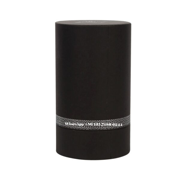 Flat Edge Custom Perfume Paper Cylinder Box Tube Packaging