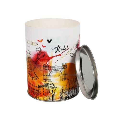 Caja hermética de papel para envasar Crunchies