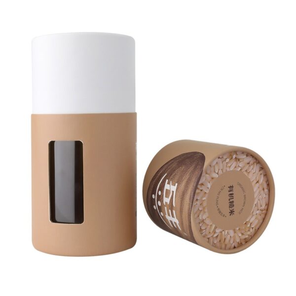Food Grade Rice Composite Paper Cans, Food Packaging Cardboard Tubes for Rice