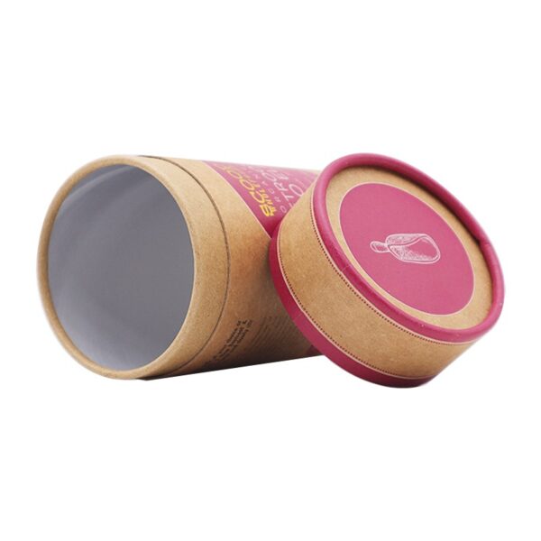 Kraft Food Grade Cacao Elixir Paper Tube Packaging Wholesale