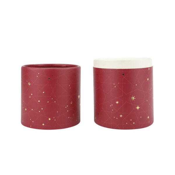 Loose Powder Paper Tube Boxes with Shaker Sifter, Loose Powder Paper Containers