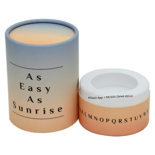 Luxury Bespoke Scented Perfume Cardboard Tube Box Packaging Luxury Bespoke Scented Perfume Cardboard Tube Box Packaging