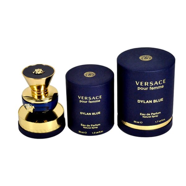 香水瓶のための贅沢な平らな上のペーパー管箱、ハンドメイドの青いペーパー香水は缶詰になる