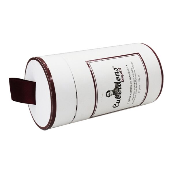 고급 향수 종이 튜브 상자 포장, 실크 손잡이가있는 향수 골판지 튜브 포장