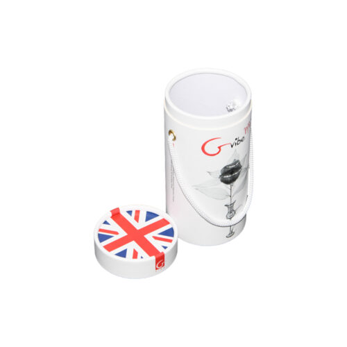 Luxury Round Shaped Cardboard Tube Paper Cylinder Packaging Box with Rope Handle Luxury Round Shaped Cardboard Tube Paper Cylinder Packaging Box with Rope Handle