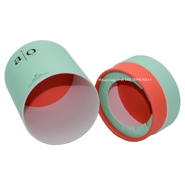 Luxury Round Skincare Essence Cosmetics Cardboard Tube Boxes Luxury Round Skincare Essence Cosmetics Cardboard Tube Boxes
