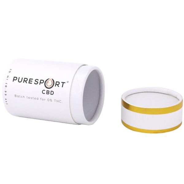 Matt White Cardboard Custom Paper Tubes Packaging for CBD Oil Dropper Bottles