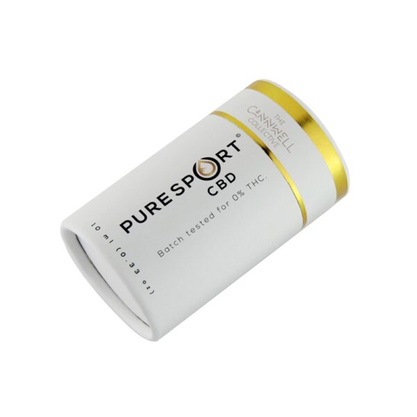 Matt White Cardboard Custom Paper Tubes Packaging for CBD Oil Dropper Bottles