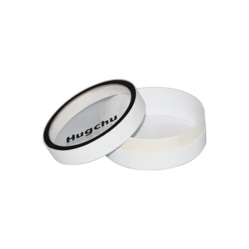 Matt White Cardboard Tube Box Cylinder Packaging with Clear Window on the Cap Matt White Cardboard Tube Box Cylinder Packaging with Clear Window on the Cap
